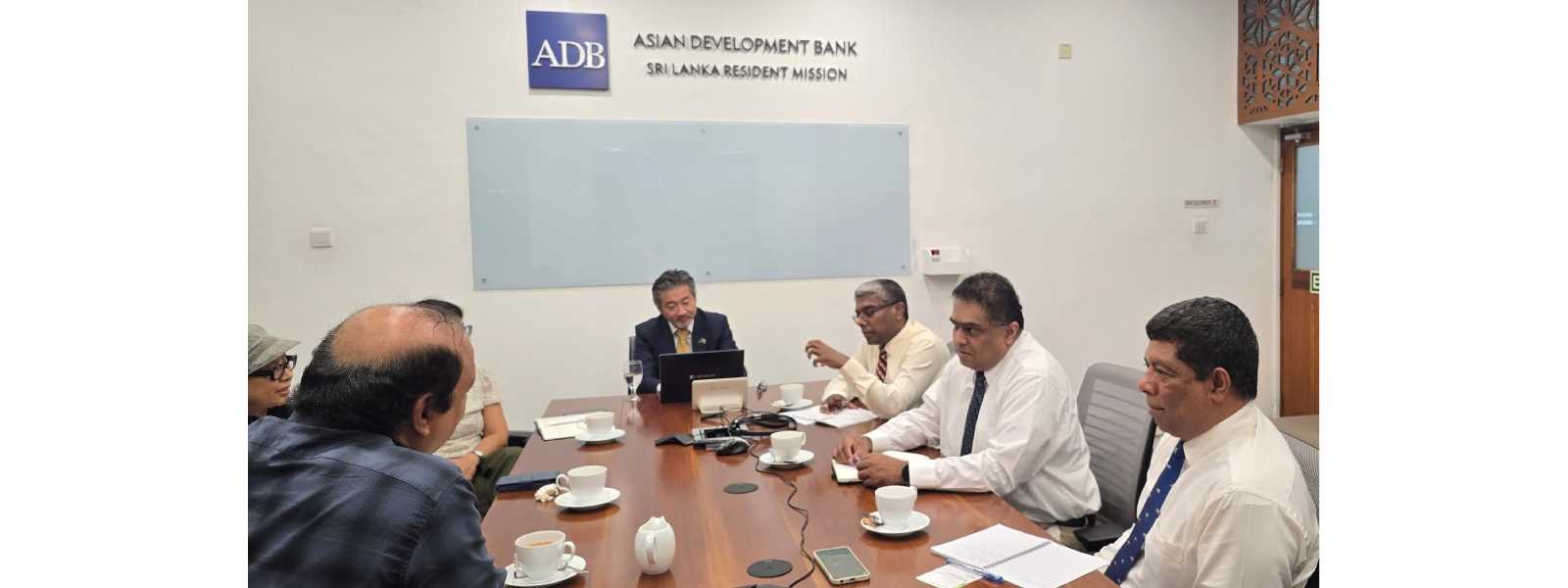 ආසියානු සංවර්ධන බැංකුව සහ NIRDC අතර සාකච්ඡාවක්